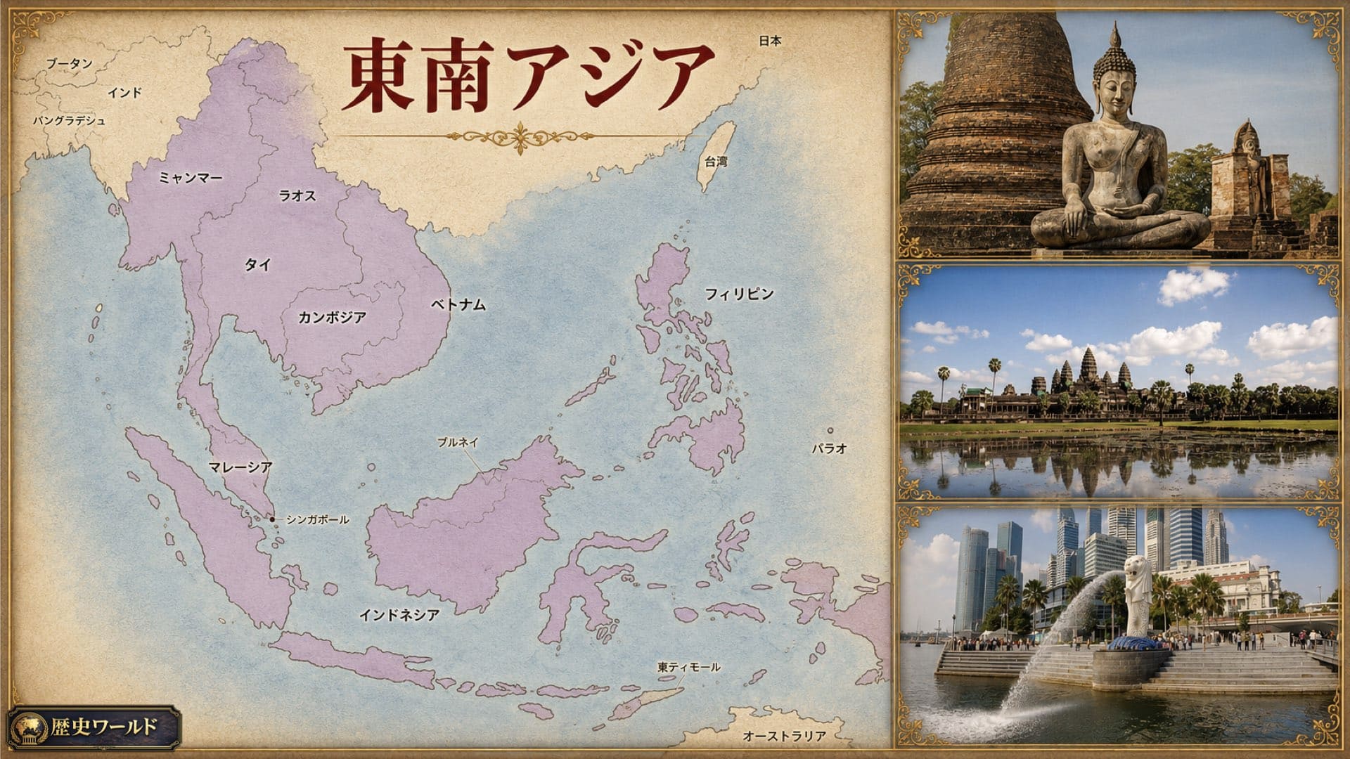 東南アジア又は中国南部　水差し ケンディ 東南アジアとは？海上交易で発展したアジア南東部の地域区分をわかり