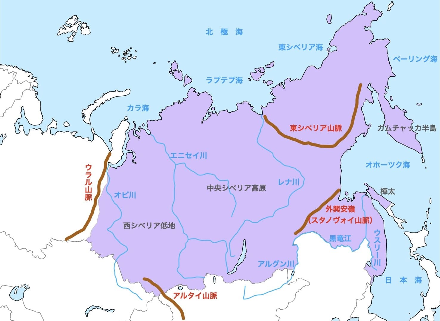 北アジアとは?シベリアを中心とするアジア北部の地域区分をわかりやすく解説 | 歴史ワールド